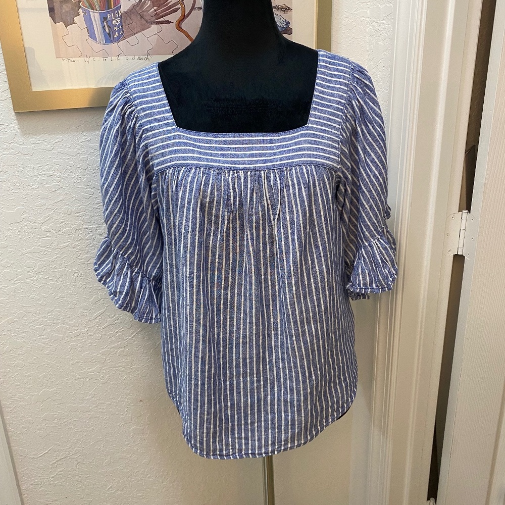 Beachlunchlounge, NAOMI‎ TOP, 45% Cotton-55% Linen, Size M - Picture 3 of 7